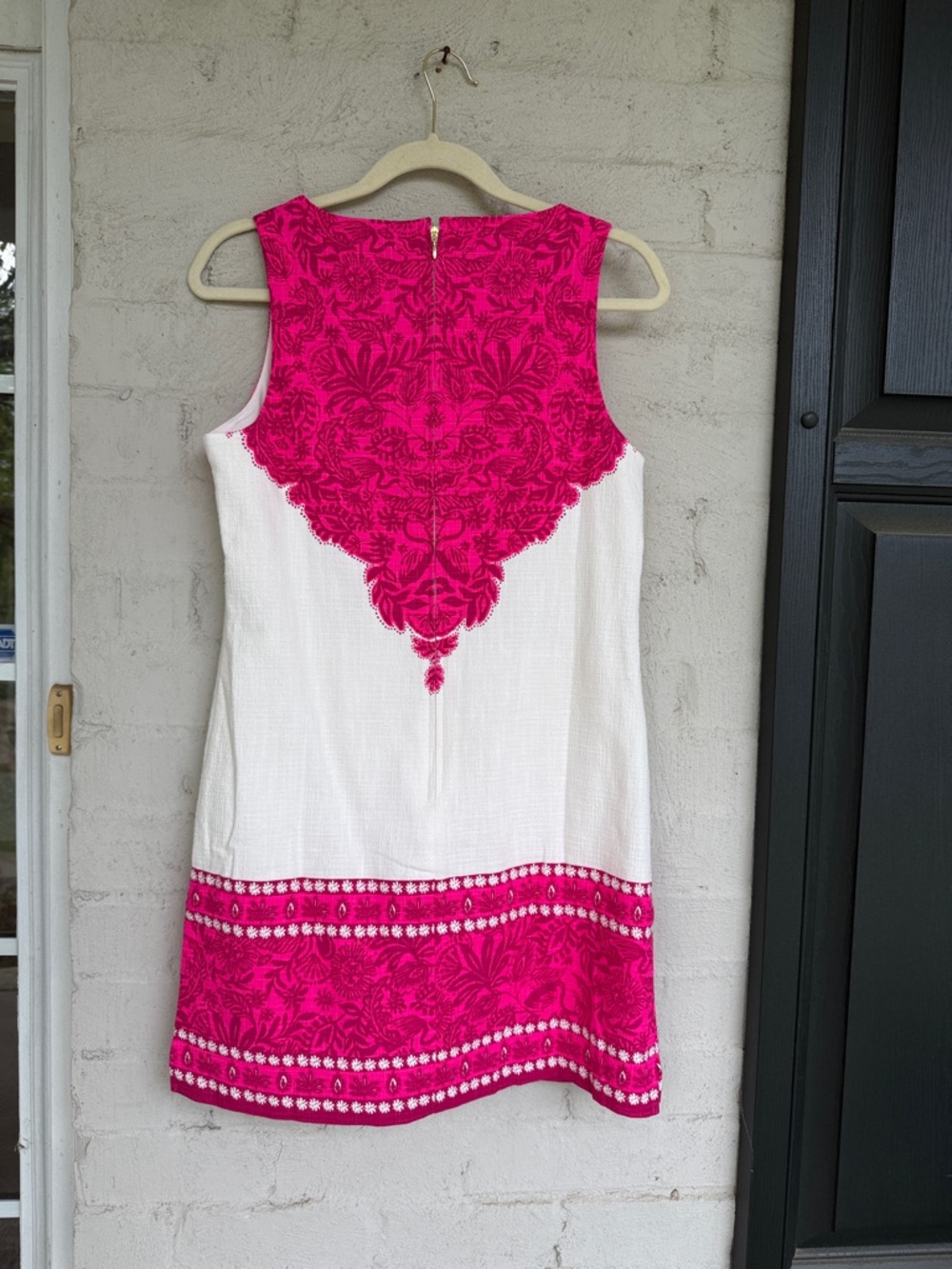 NWT Lilly Pulitzer Mina Sleeveless Romper-Passion Fruit Pink Jungle Escape Sz 6 - Picture 6 of 14
